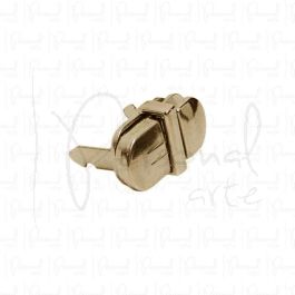 Fecho tic-tac - Dourado Verniz
