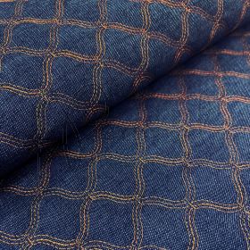 Tecido jeans Matelassê - Balão