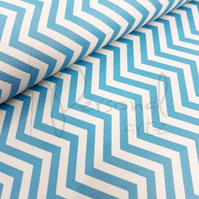 Sintético Chevron - Azul Bebê