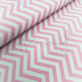 Sintético Chevron - Rosa Bebê