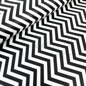 Sintético Chevron - Preto