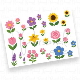 Adesivos Flroes (DTF UV) - A5