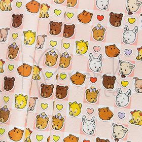 Sintético Doll Sticker - Rosa