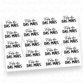 Adesivos - Feliz Dia das Mães (DTF UV)