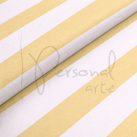 Sintético Listras Big - Amarelo Camomila