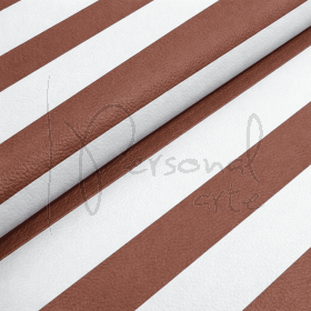 Sintético Listras Big - Caramelo