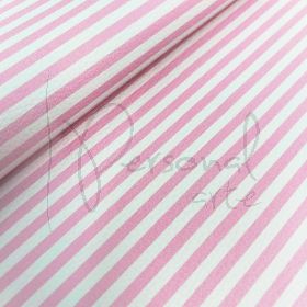Sintético Listras Slim - Rosa Bebê